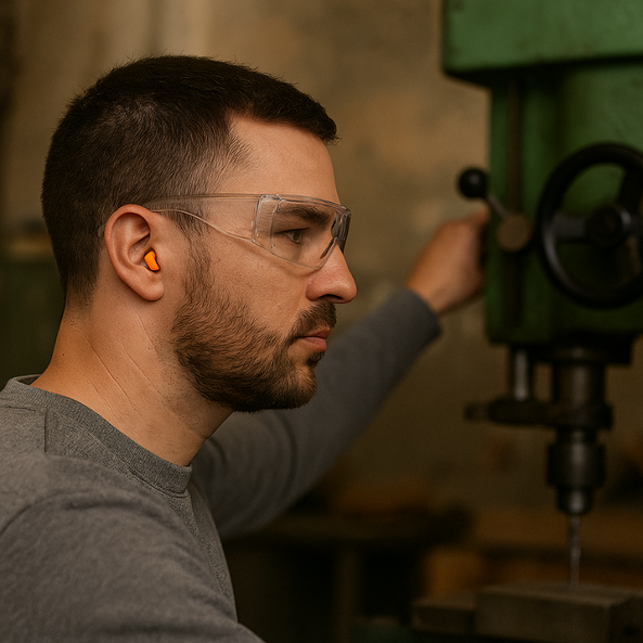 Tapones Auditivos PU 100 Unidades SNR 34 dB