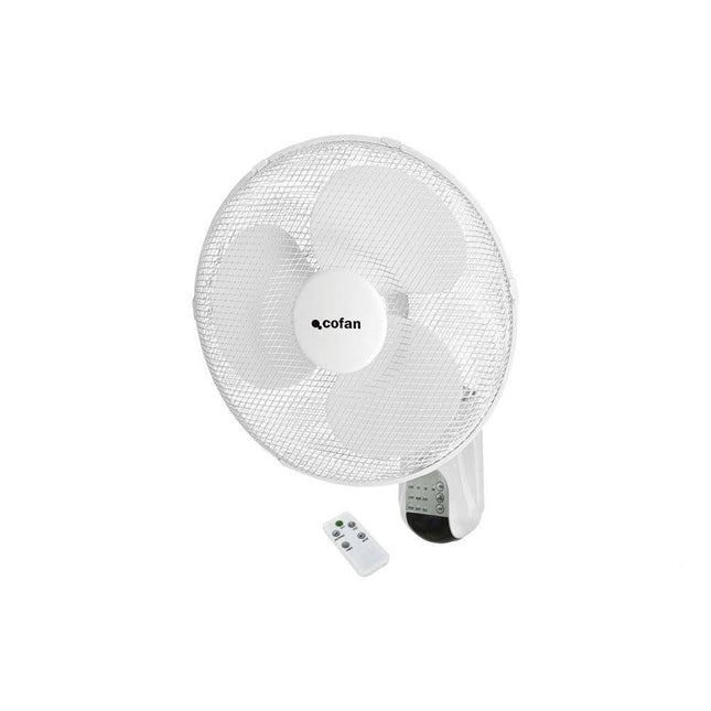 Ventilador de Pared 50 W con Mando a Distancia y Temporizador | Silencioso 45 dB