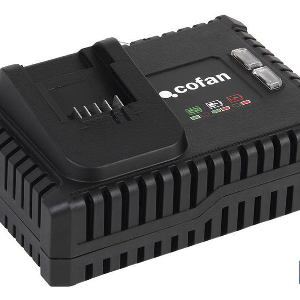 Cargador 18V 4,0A Cofan, Carga Ultrar­rápida con Protección Inteligente