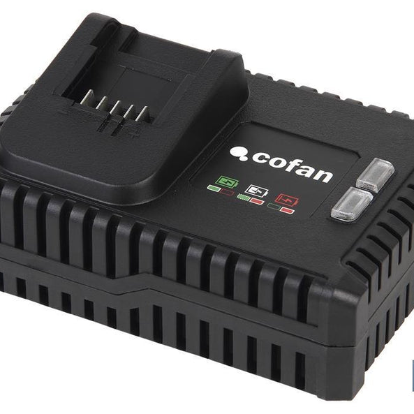 Cargador 18V 4,0A Cofan, Carga Ultrar­rápida con Protección Inteligente